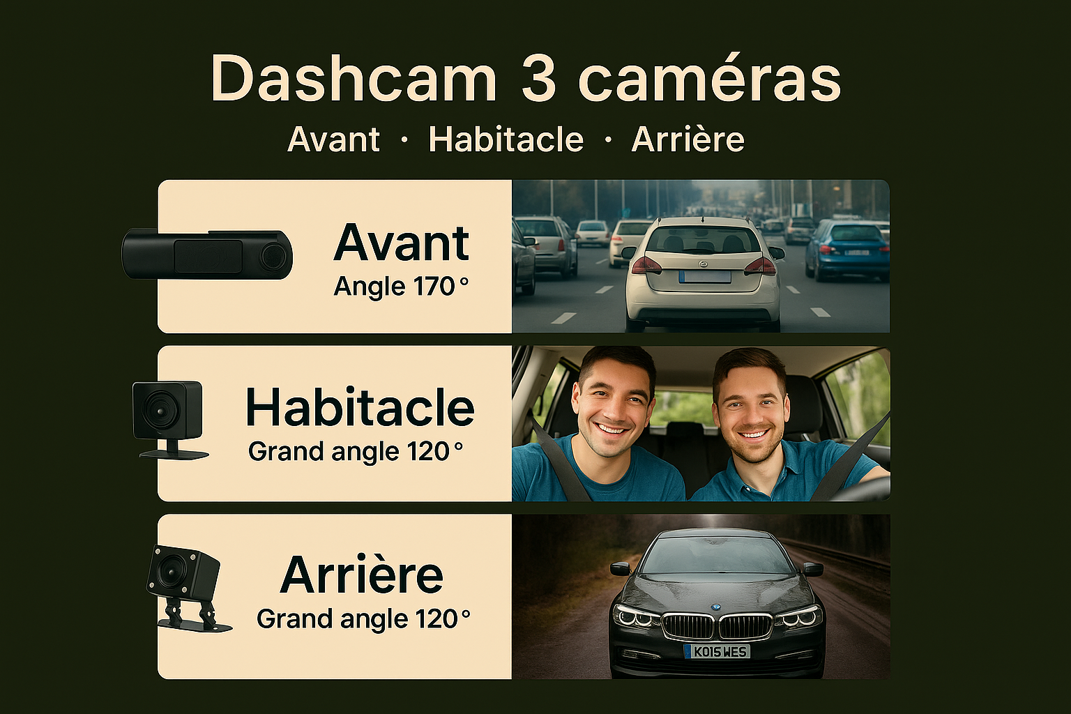 DashProtect – 🚗 Capturez vos trajets avec une qualité Full HD.